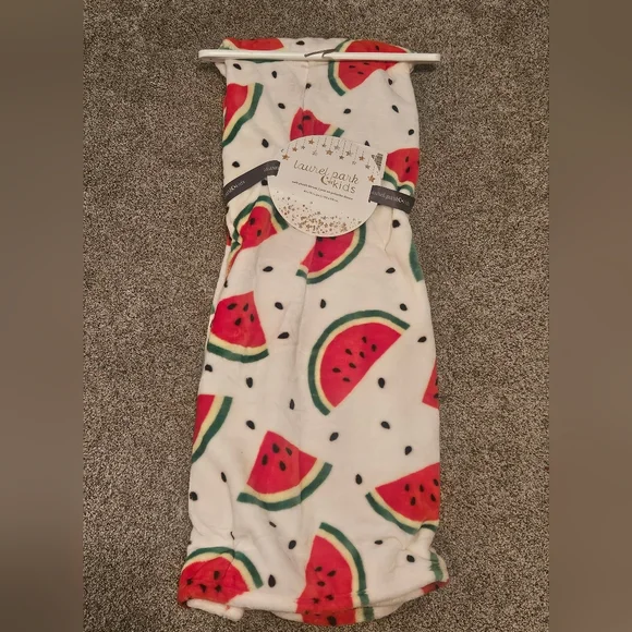 Watermelon Print Oversized Throw Blanket 60x70 Cozy Soft Cuddle - Picture 1 of 3